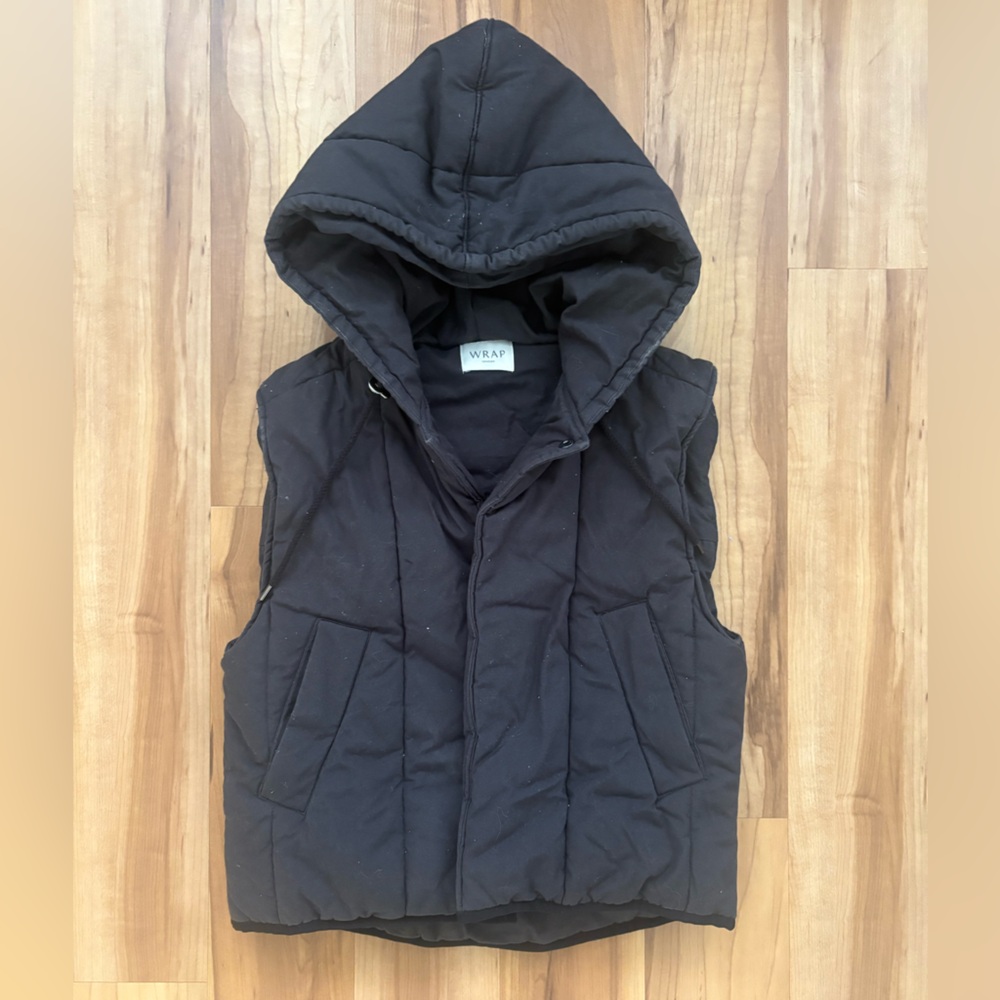Wrap London Charcoal Outerwear Vest